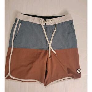Vuori Shorts Mens SZ 28 Cruise Boardshort Swim Board Trunks Drawstring